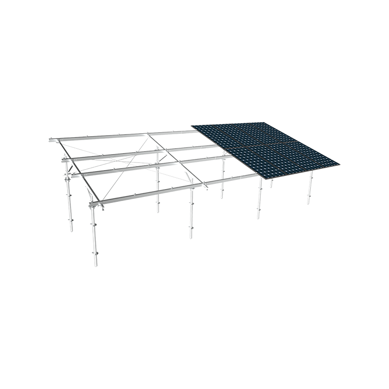 Landbouwoplosser hybride PV-montage